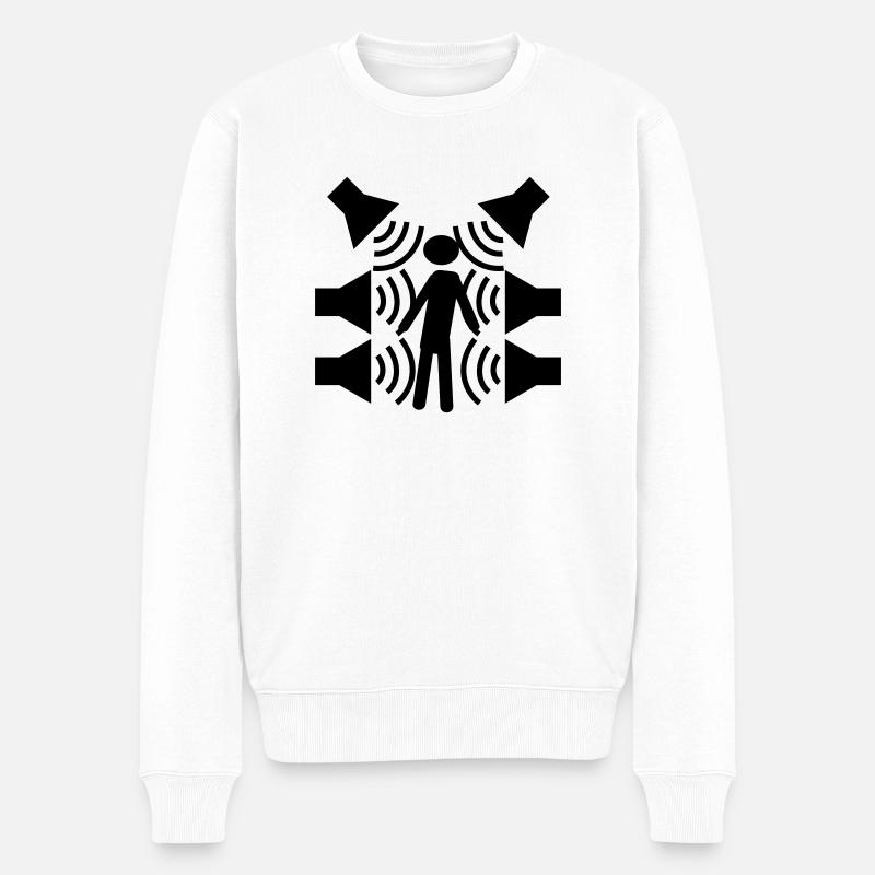 La Ultima Sound System - Männer Premium Bio Pullover - Weiß