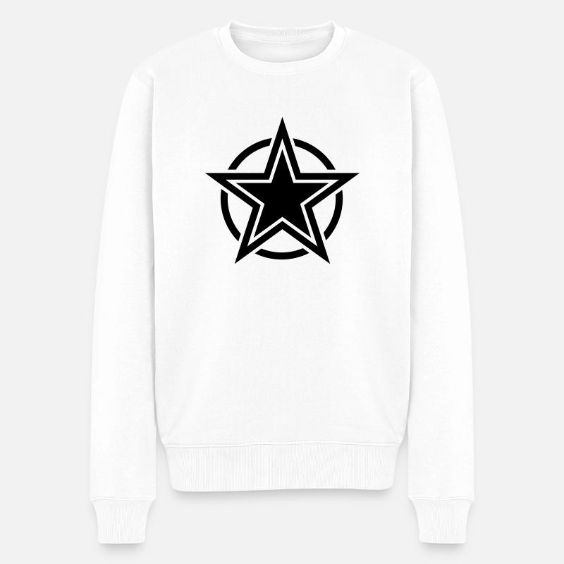 star - Pull Premium bio Homme - blanc