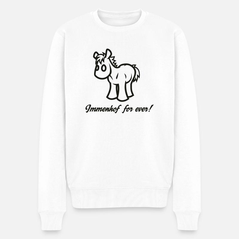 Immenhof for ever! - Männer Premium Bio Pullover - Weiß
