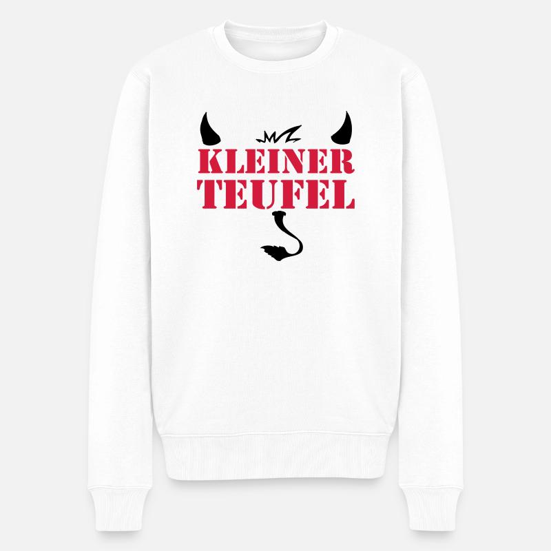 kleiner_teufel - Pull Premium bio Homme - blanc