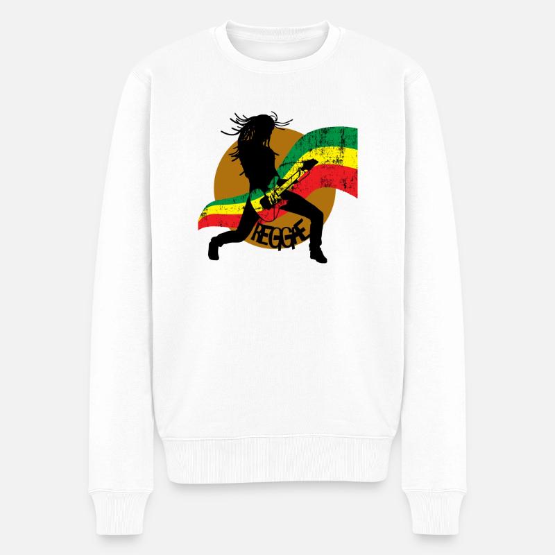 Reggae - Pull Premium bio Homme - blanc