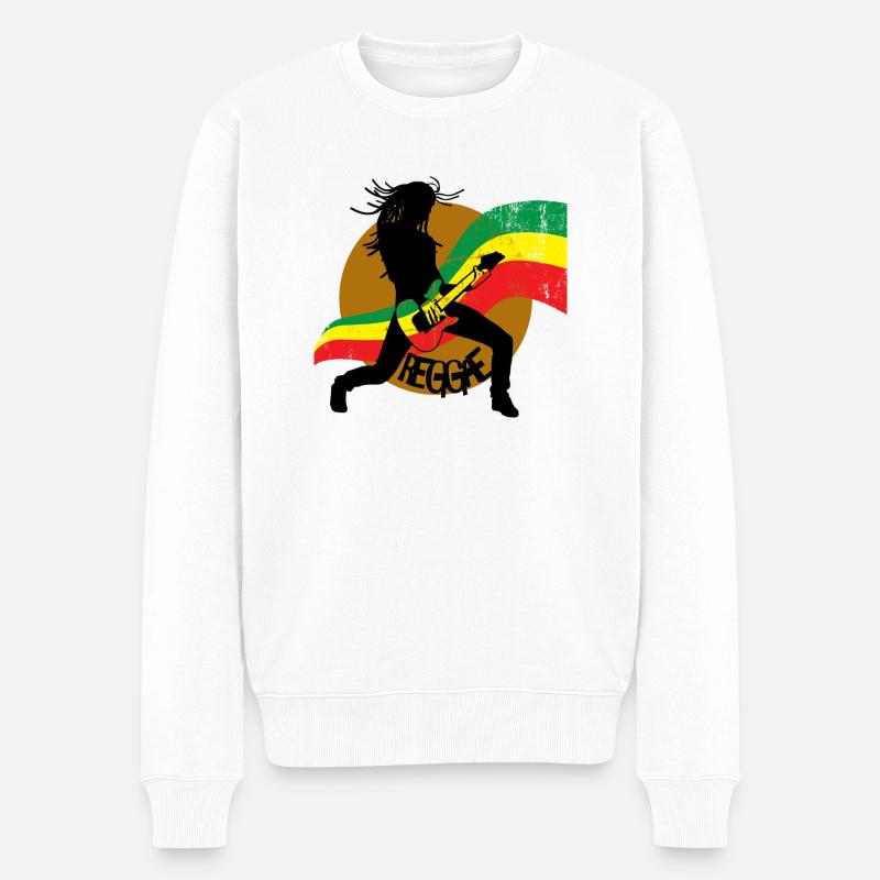 Reggae - Pull Premium bio Homme - blanc