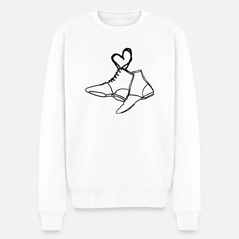 Gardestiefel - Männer Premium Bio Pullover - Weiß