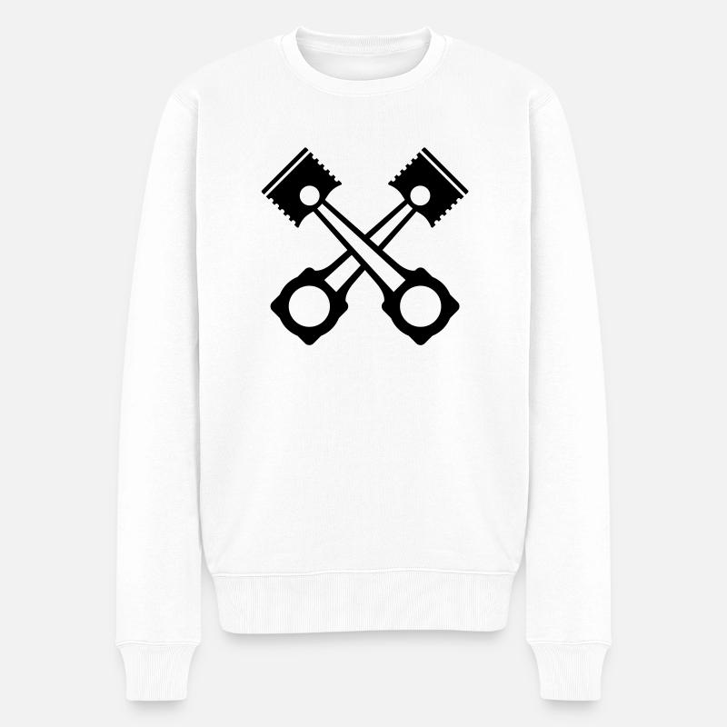 zylinder_kolben_f1 - Pull Premium bio Homme - blanc