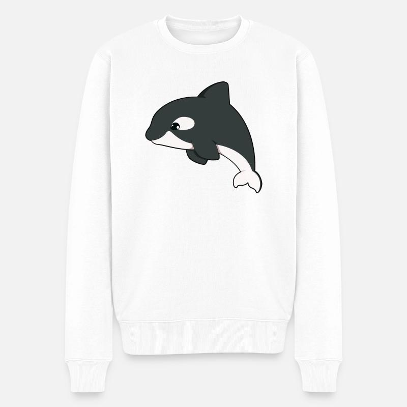 Orca - Pull Premium bio Homme - blanc