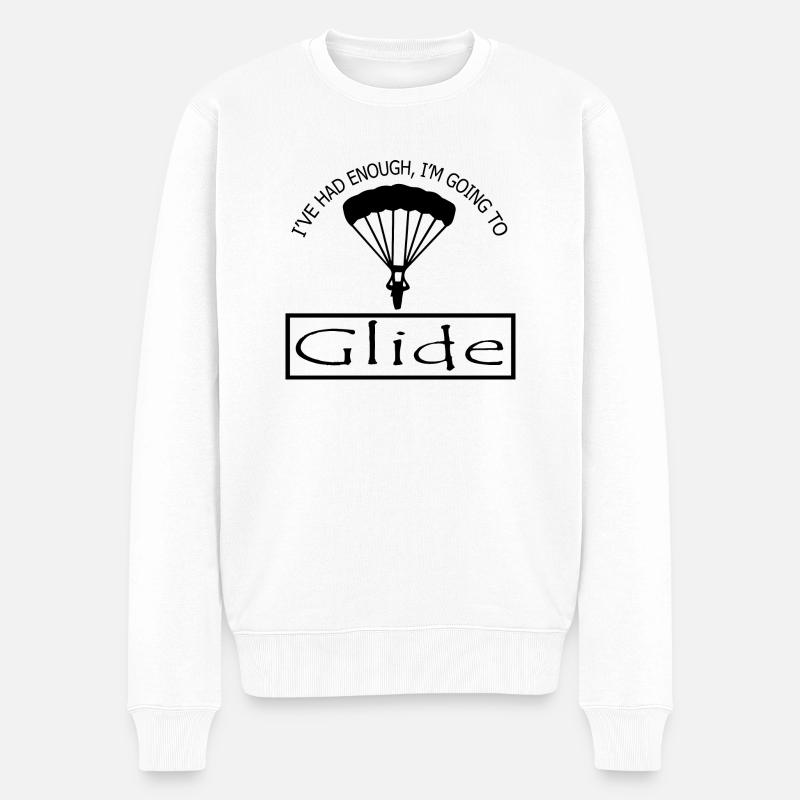 Paragliding - Pull Premium bio Homme - blanc