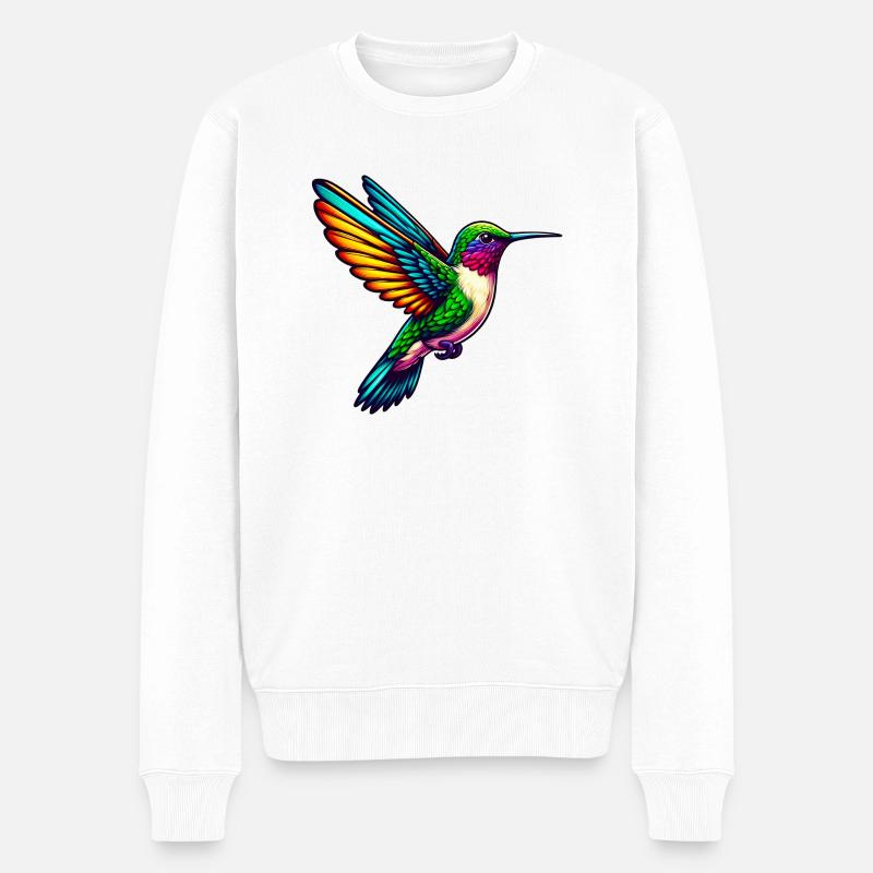 Colibri - Pull Premium bio Homme - blanc
