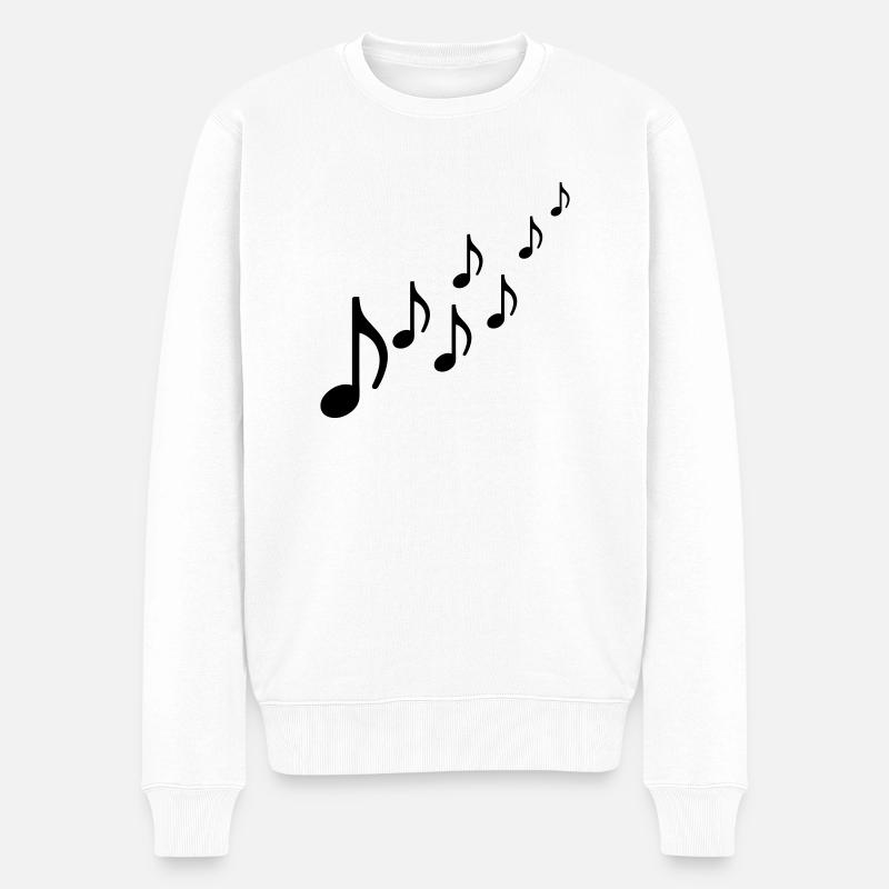 musician - Pull Premium bio Homme - blanc