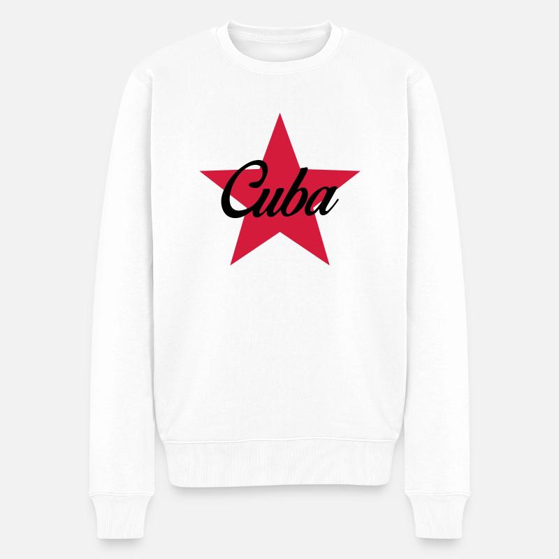 Cuba - Pull Premium bio Homme - blanc