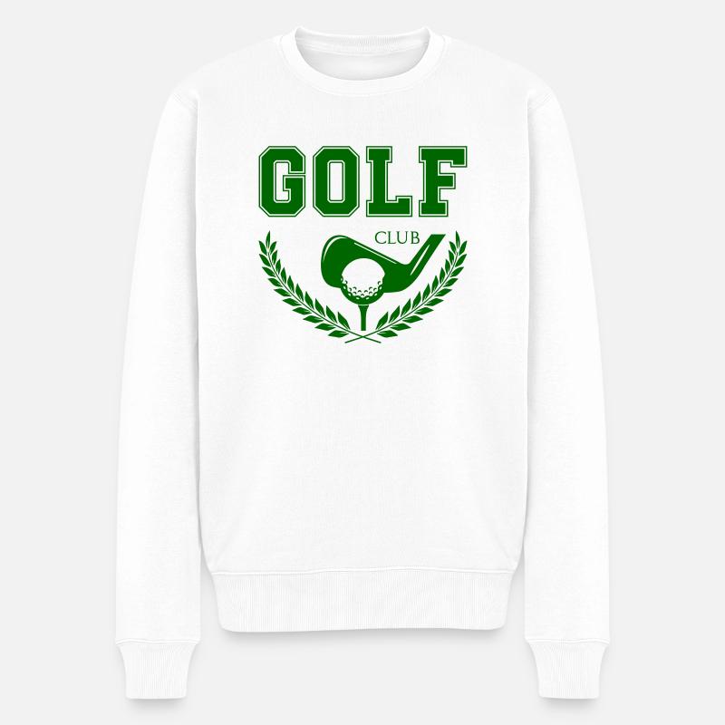 Golf club - Männer Premium Bio Pullover - Weiß