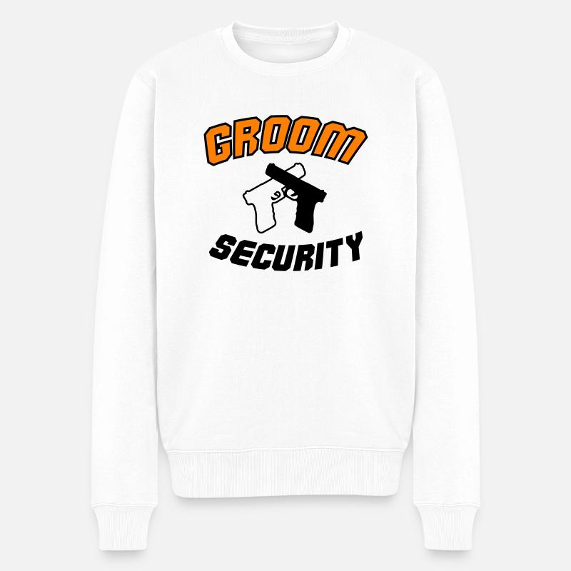 Sécurité du marié - Pull Premium bio Homme - blanc