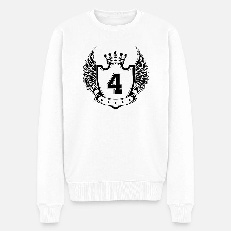 Armoiries 4 - Pull Premium bio Homme - blanc