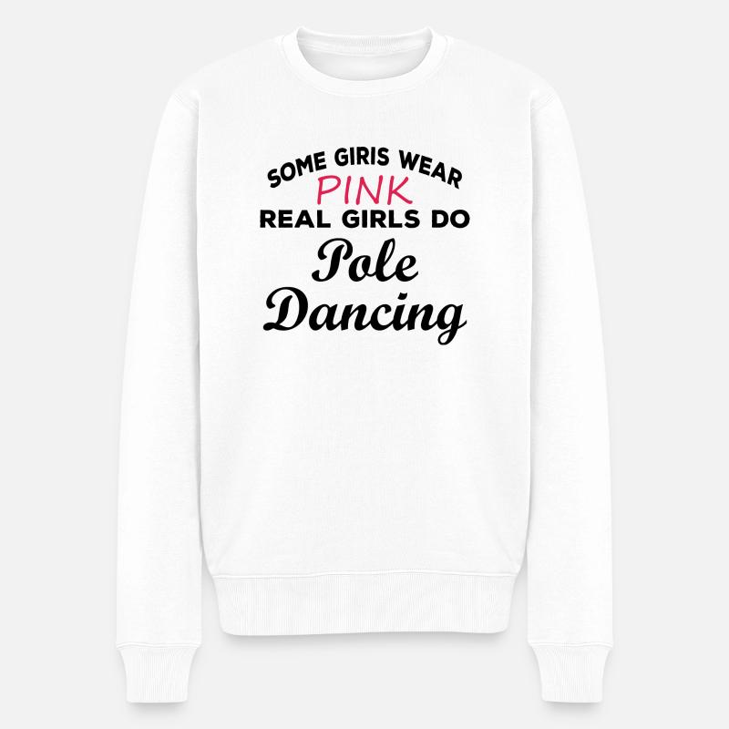 Dancing Dance Music - Männer Premium Bio Pullover - Weiß