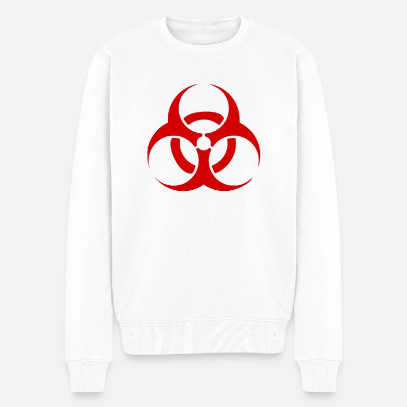 Biohazard - Pull Premium bio Homme - blanc