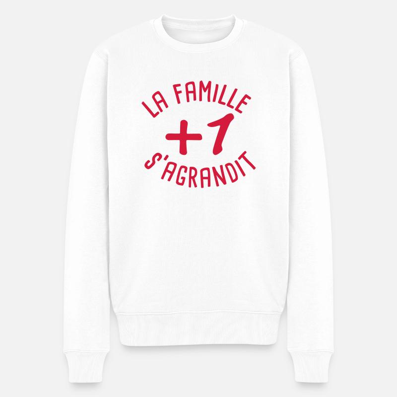 Bébé+1 - Pull Premium bio Homme - blanc