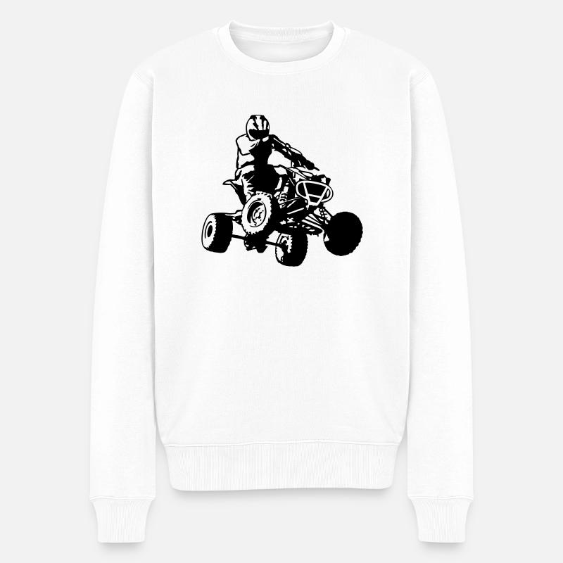 cb39_atv - Pull Premium bio Homme - blanc