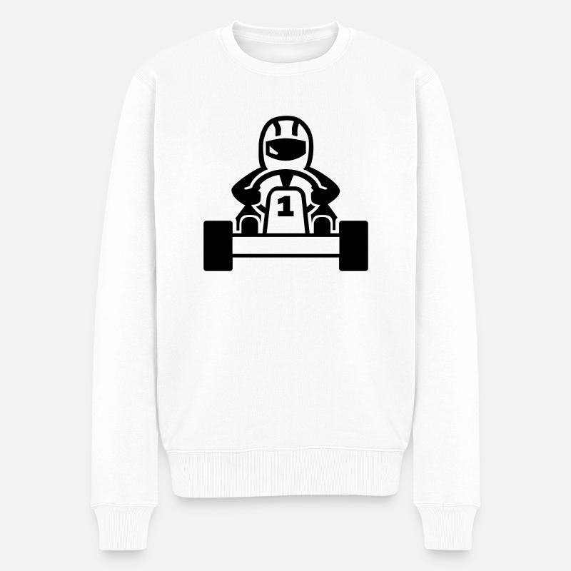 Kart - Pull Premium bio Homme - blanc