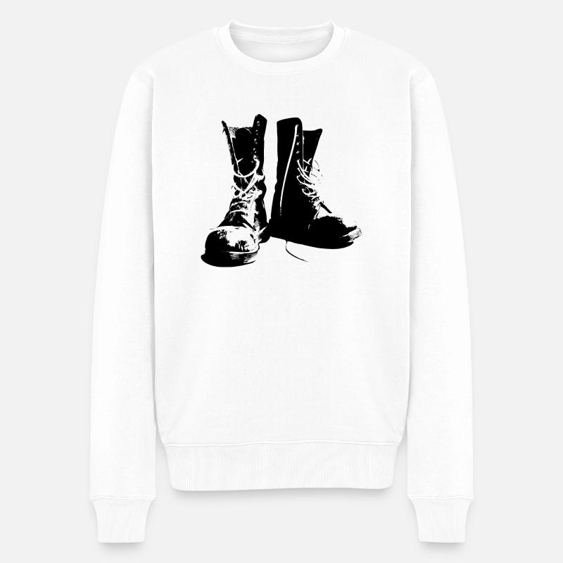bottes de punks - Pull Premium bio Homme - blanc