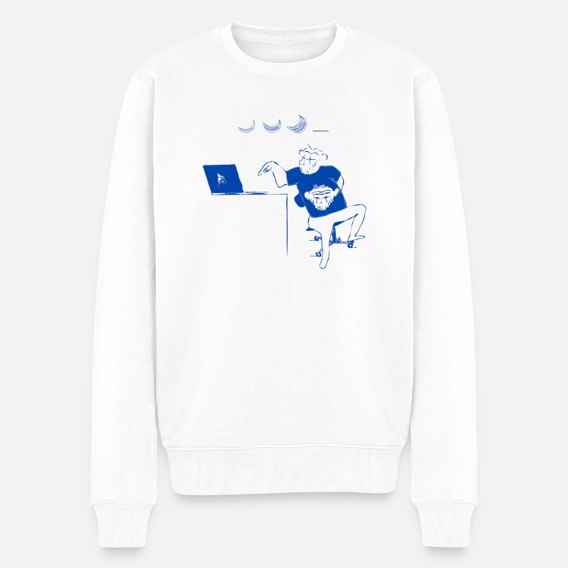 Le mot de passe - Pull Premium bio Homme - blanc