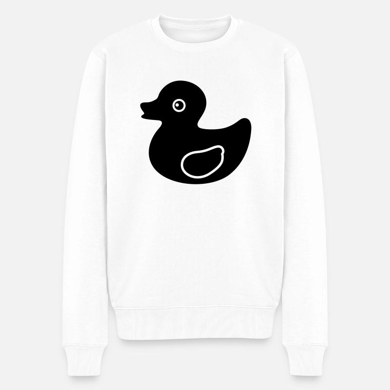 Rubber Duck - Pull Premium bio Homme - blanc