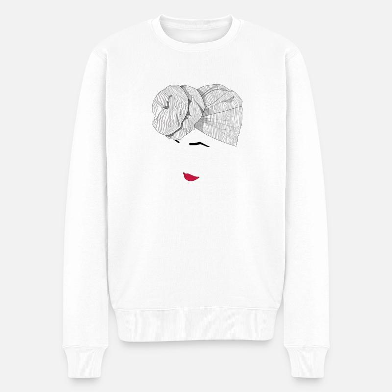 Boubou Africain - Pull Premium bio Homme - blanc