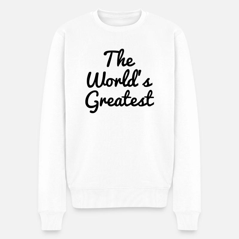 A Personnaliser / Custom / Customiser / Customize - Pull Premium bio Homme - blanc
