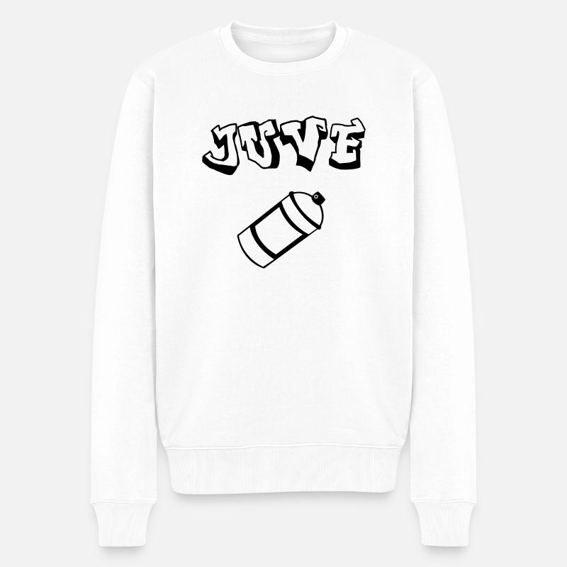 graffiti juve - Pull Premium bio Homme - blanc