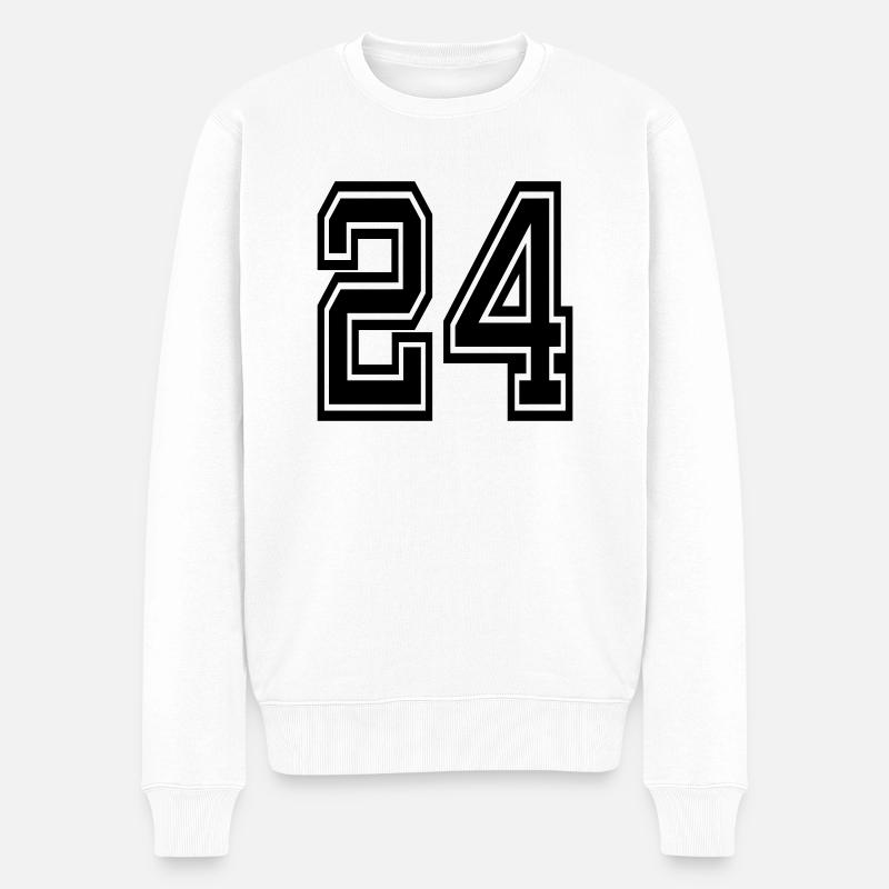 24 Erzincan - Männer Premium Bio Pullover - Weiß