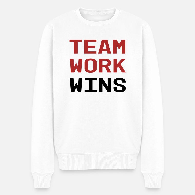 Travail d’Équipe - Pull Premium bio Homme - blanc