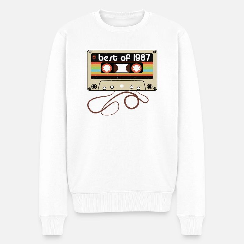 Millésime légendaire 1987 - Pull Premium bio Homme - blanc