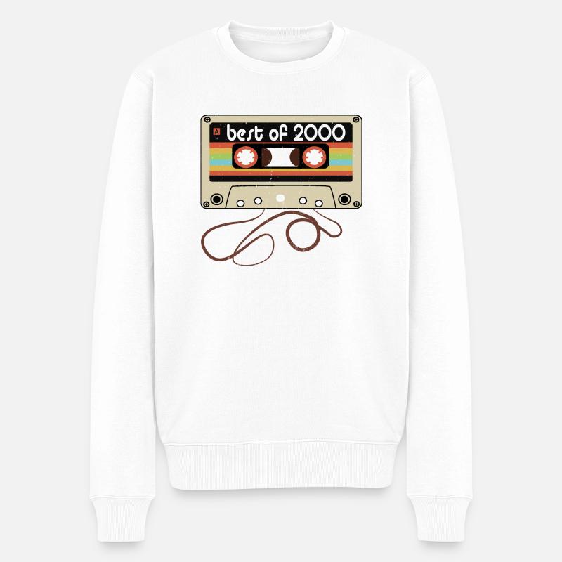 Legendärer Jahrgang 2000 - Männer Premium Bio Pullover - Weiß