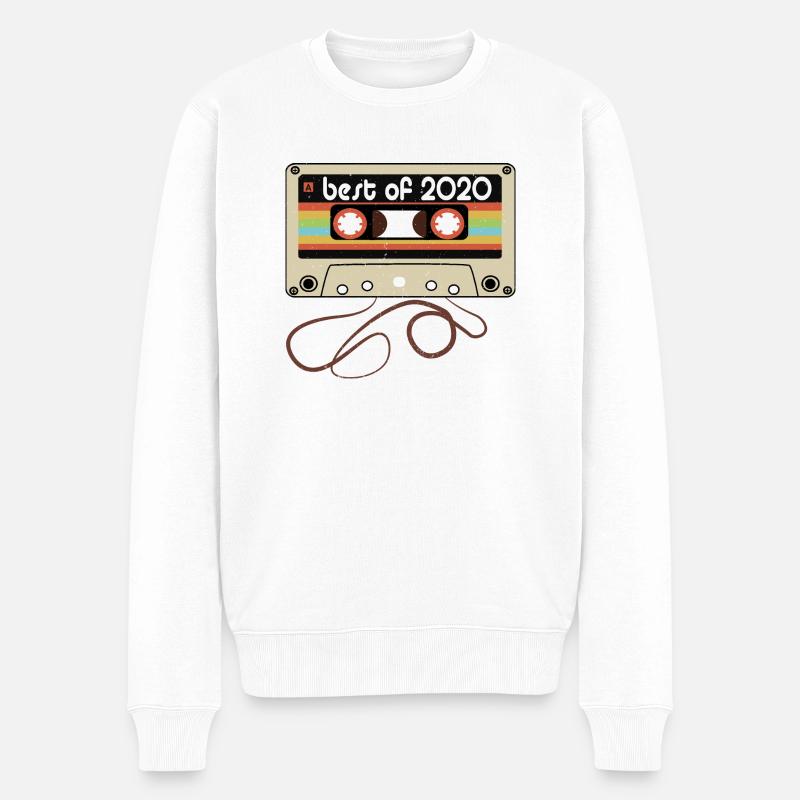 Legendärer Jahrgang 2020 - Männer Premium Bio Pullover - Weiß