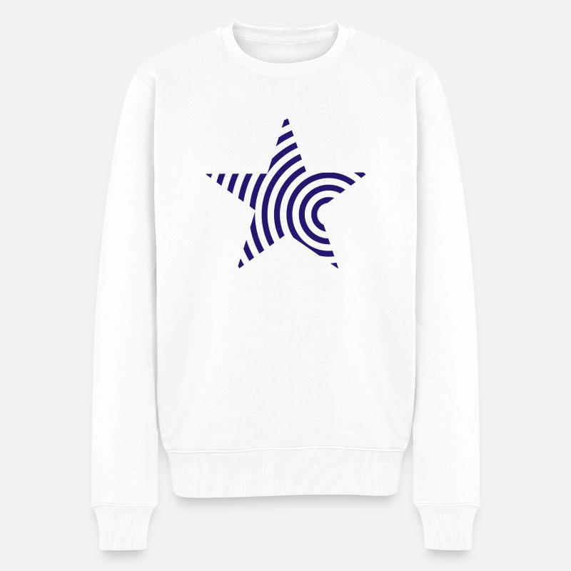 Star, les étoiles - Pull Premium bio Homme - blanc