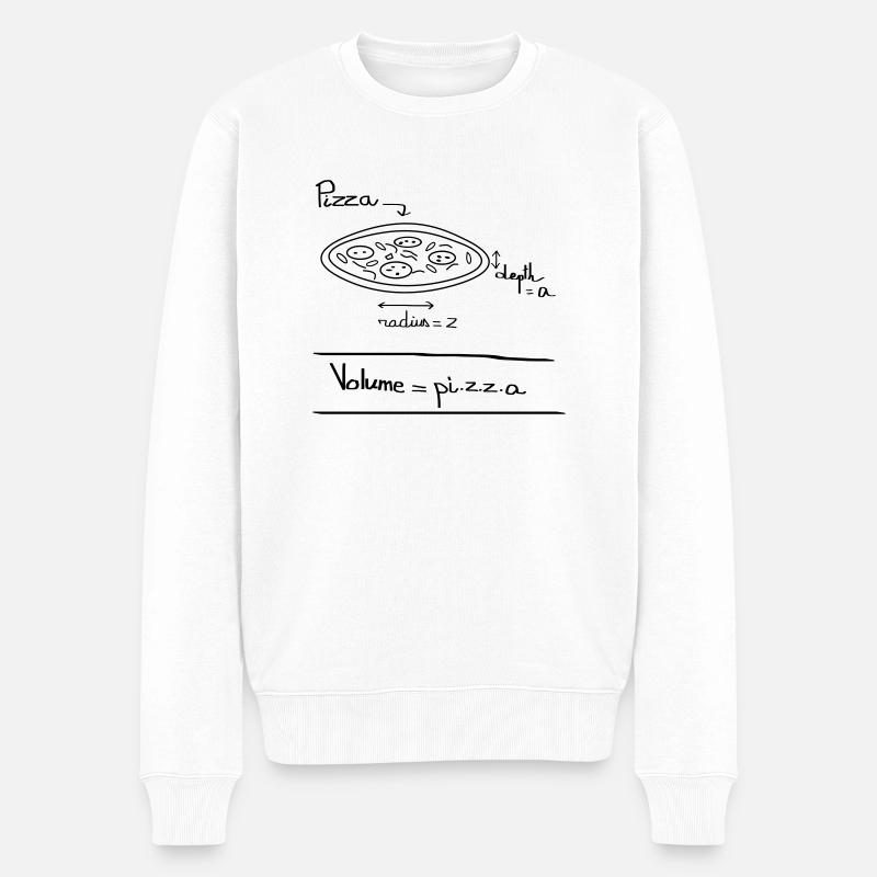 Pi.z.z.a - Pull Premium bio Homme - blanc