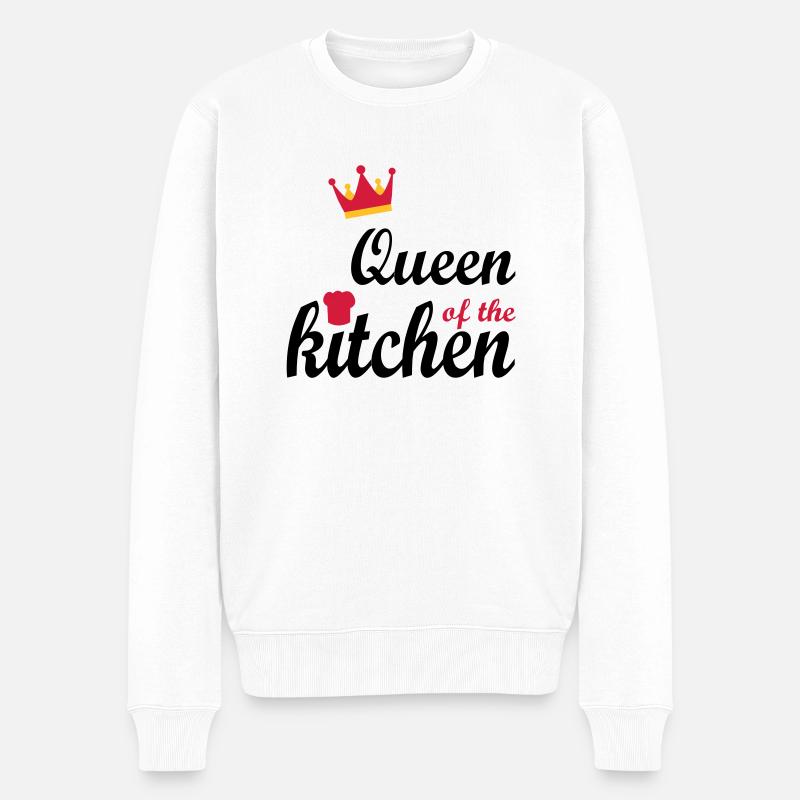 cuire à feu - Pull Premium bio Homme - blanc