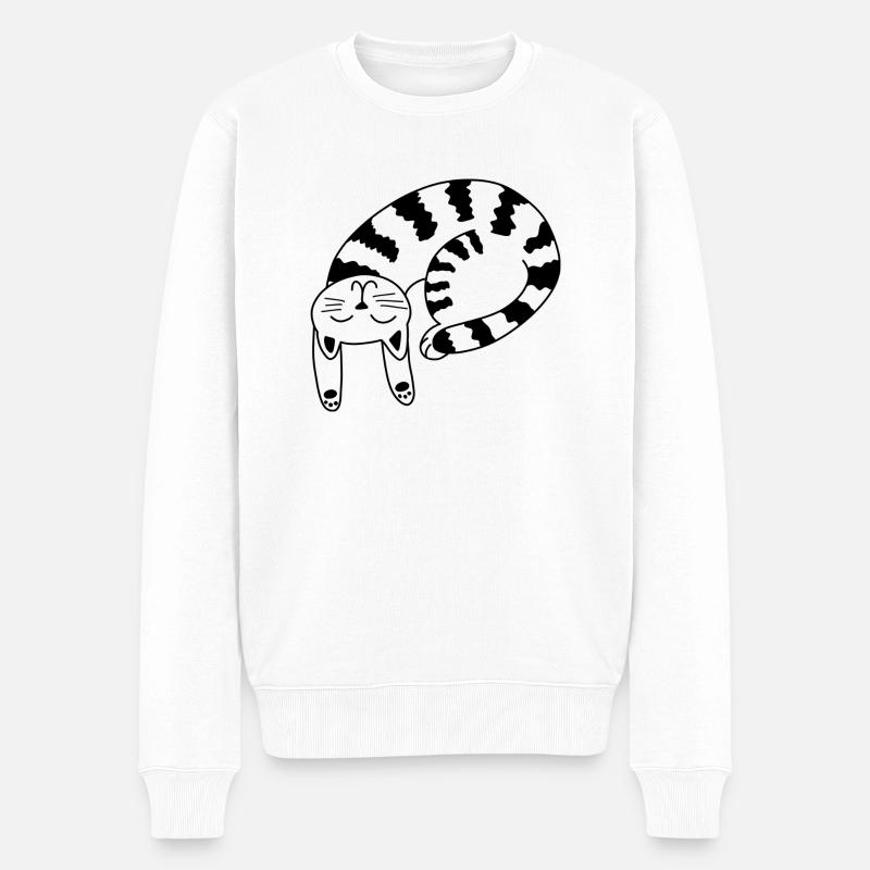 Lineart pour chat - Pull Premium bio Homme - blanc