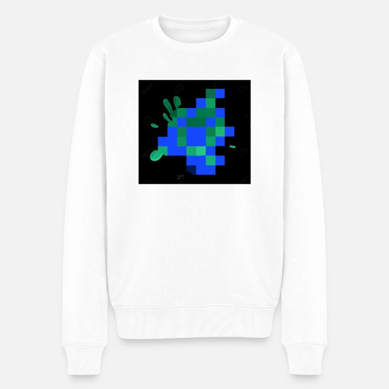 Art off design - Männer Premium Bio Pullover - Weiß