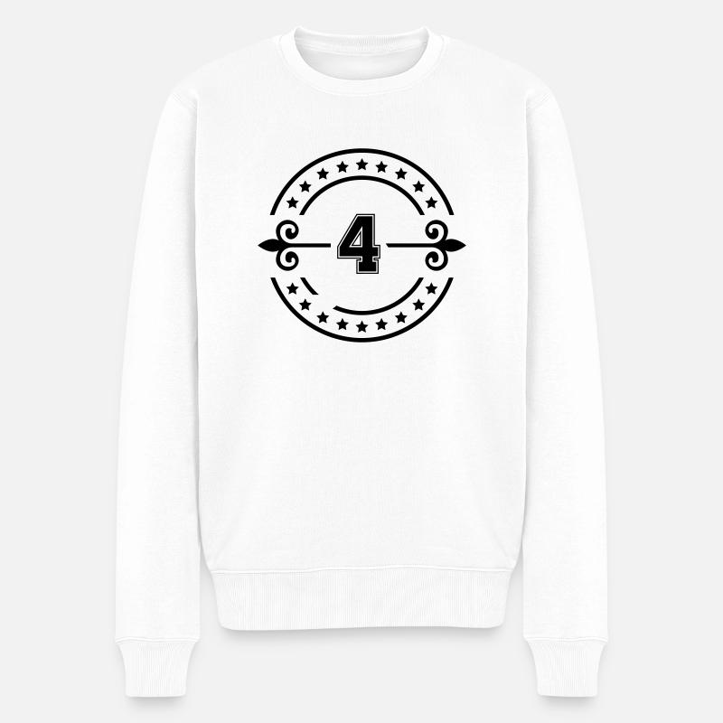 4 - Pull Premium bio Homme - blanc