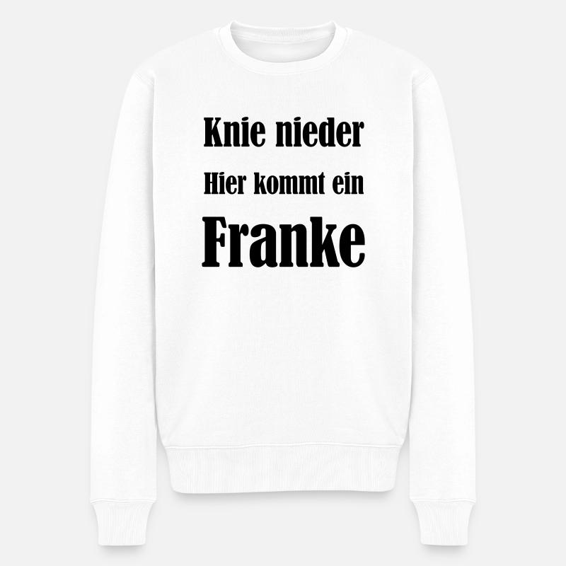 Franke - Männer Premium Bio Pullover - Weiß