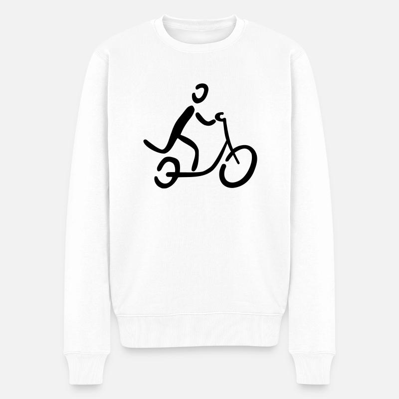 Kickbike - Pull Premium bio Homme - blanc