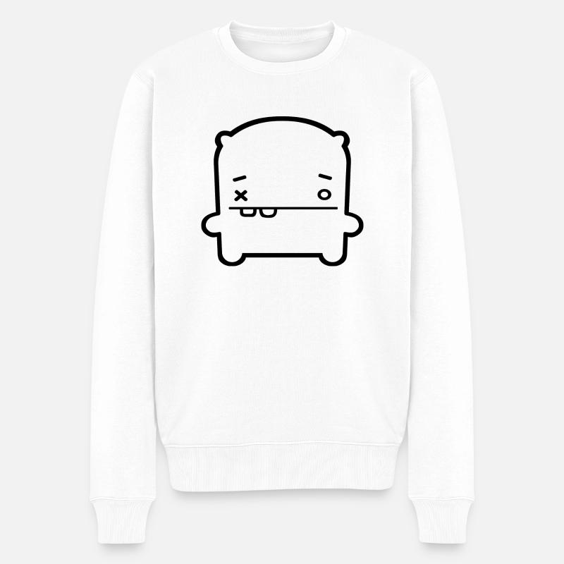 ALEX - Pull Premium bio Homme - blanc