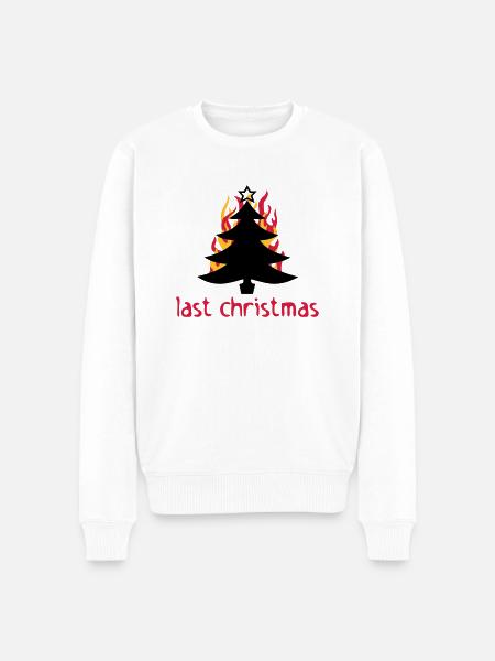 last christmas - Men's Premium Organic Jumper - white
