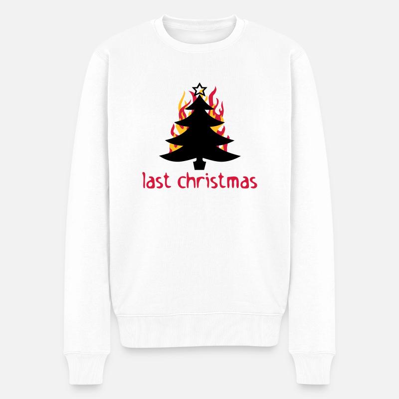 last christmas - Pull Premium bio Homme - blanc