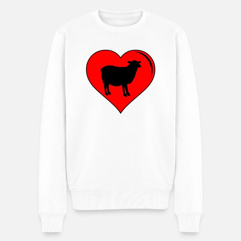 Mouton - Pull Premium bio Homme - blanc