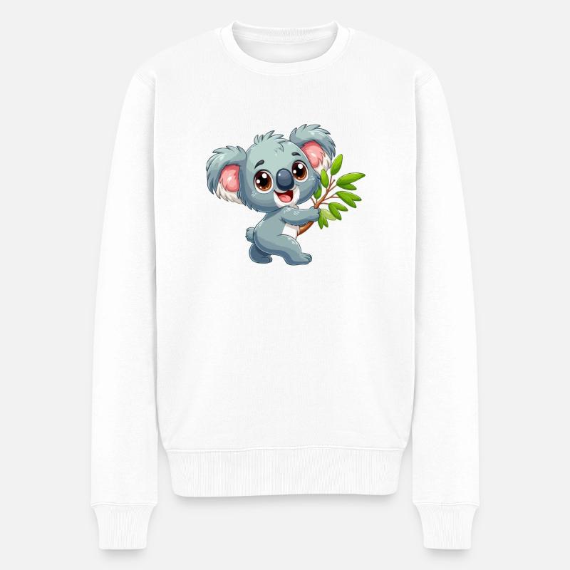 Koala - Pull Premium bio Homme - blanc