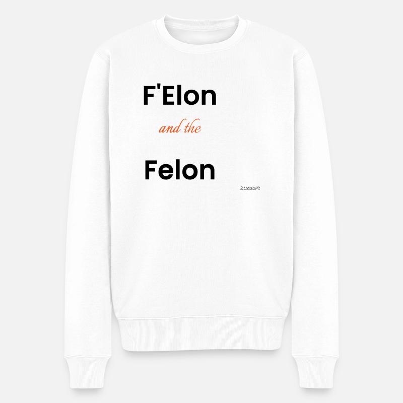 Le criminel et le criminel - Pull Premium bio Homme - blanc