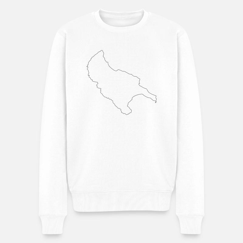 Zakynthos - Männer Premium Bio Pullover - Weiß