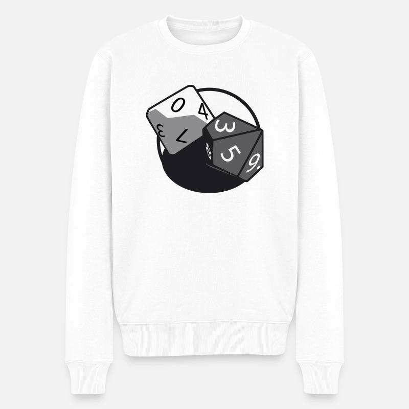 Cube 03 - Pull Premium bio Homme - blanc