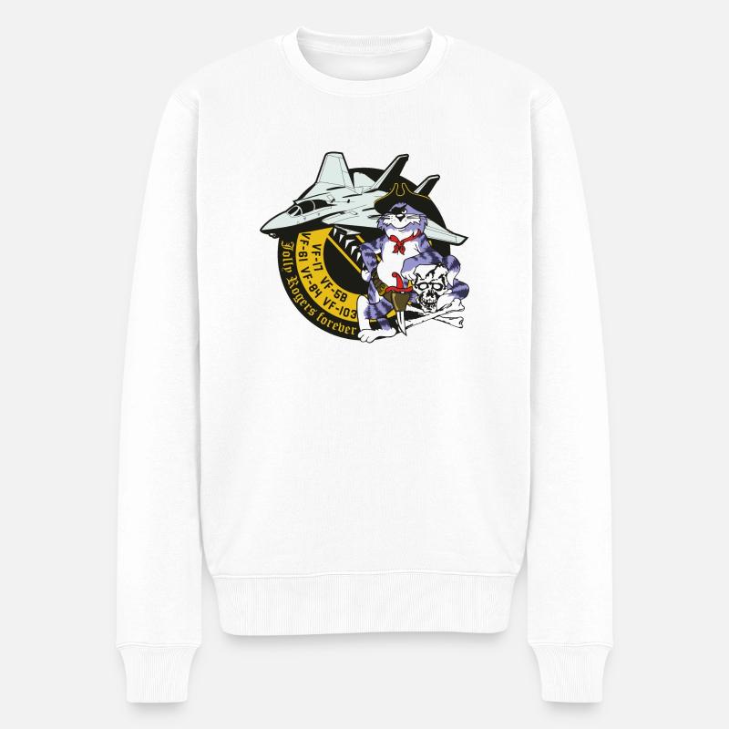 Tomcat - Jolly Rogers Forever - Pull Premium bio Homme - blanc