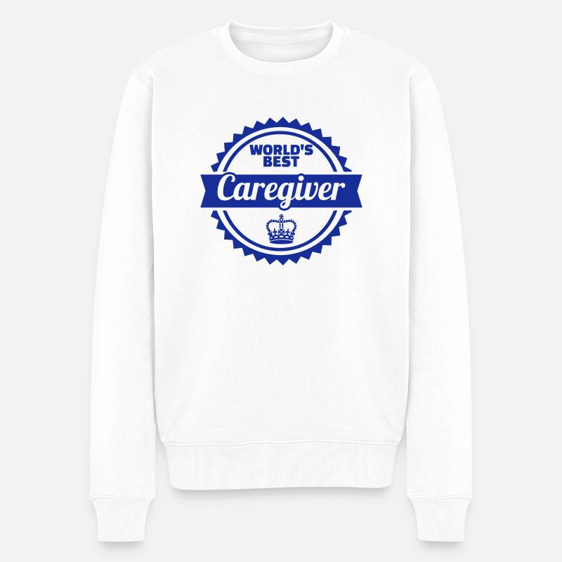 Altenpfleger - Männer Premium Bio Pullover - Weiß